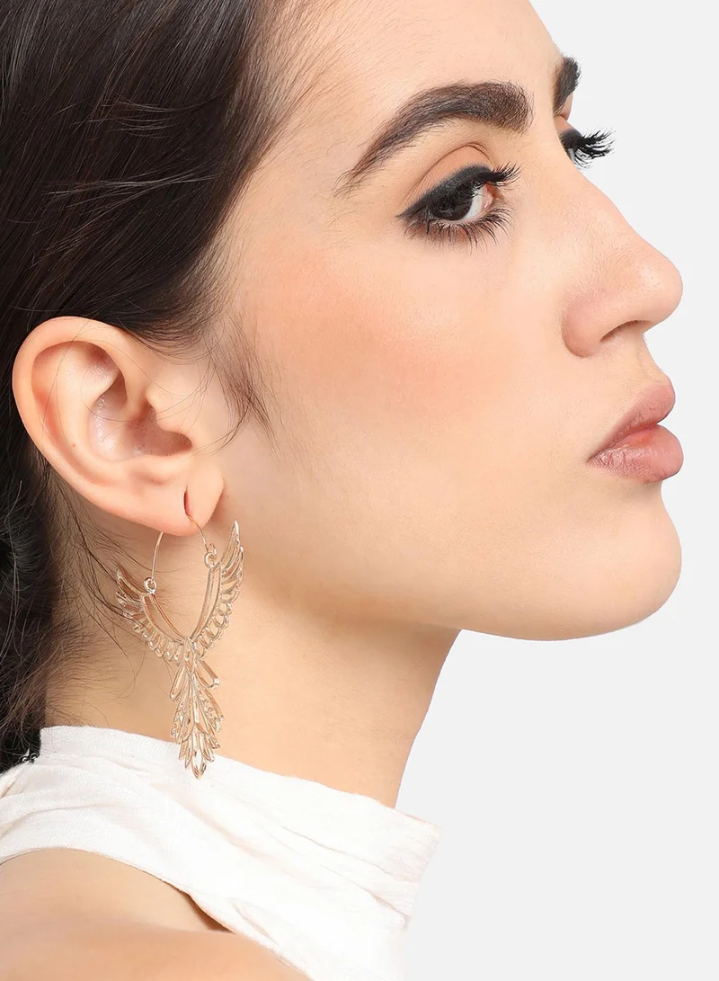 SOHI Party Artificial Hoop Earring Jewellery