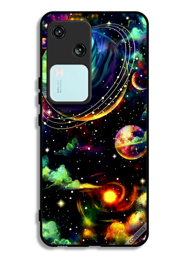 Covernex Vivo S18 5G Protective Case Cover Plants Saturn - Image 1