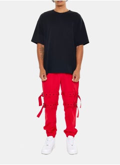Buckled Drawstring Joggers