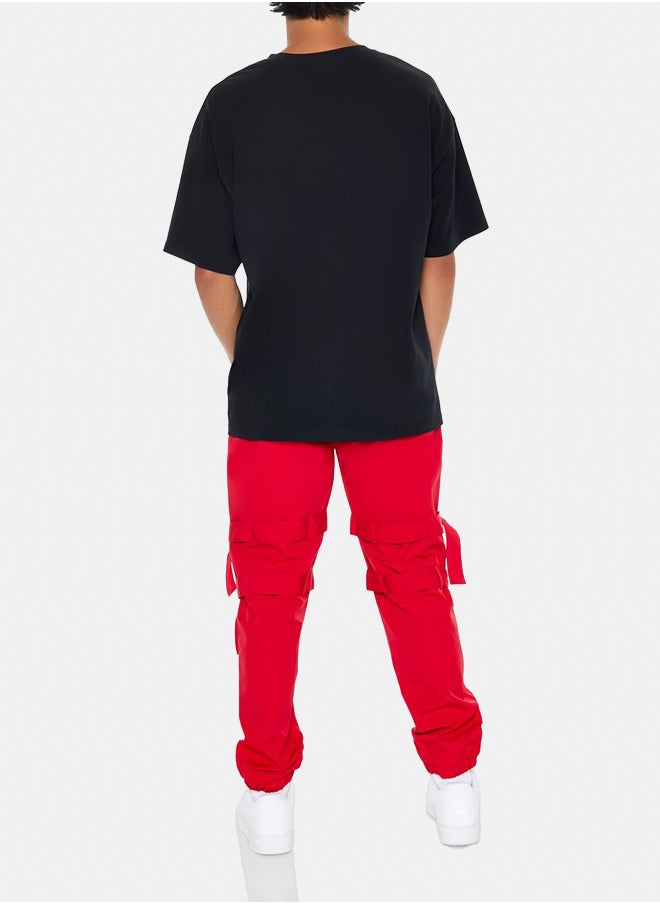 FOREVER 21 - Buckled Drawstring Joggers - Image 1