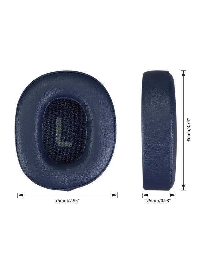 Alyashmac Earpads Replacement for JBL Tune 700BT/710BT/720BT/750BTNC/760NC/770NC Headphones Ear Pads Cushions with Softer Protein Leather Noise Isolation Foam (Blue) - Image 5