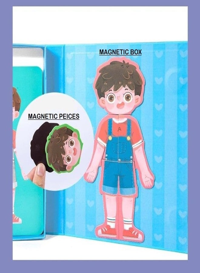 MUMMAMIA Magnetic Wooden Human Body Parts Structure Puzzle (Human Body (Girl)) - Image 4