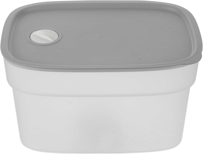 Fridge Food Box and Egg Storage Holder, Multipurpose Kitchen Storage Container with Lid, Gray Vegetable and Fruit Fresh-keeping Organizer for Refrigerator Home Use - Image 1