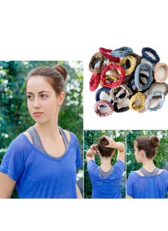 BONITO Seamless Hair Ties 60 Pieces Cotton Thick Elastic Hair Ties Ponytail Holders No Crease Hair Bands for Women Girls, Hair Accessories Mixed Color  - Image 5