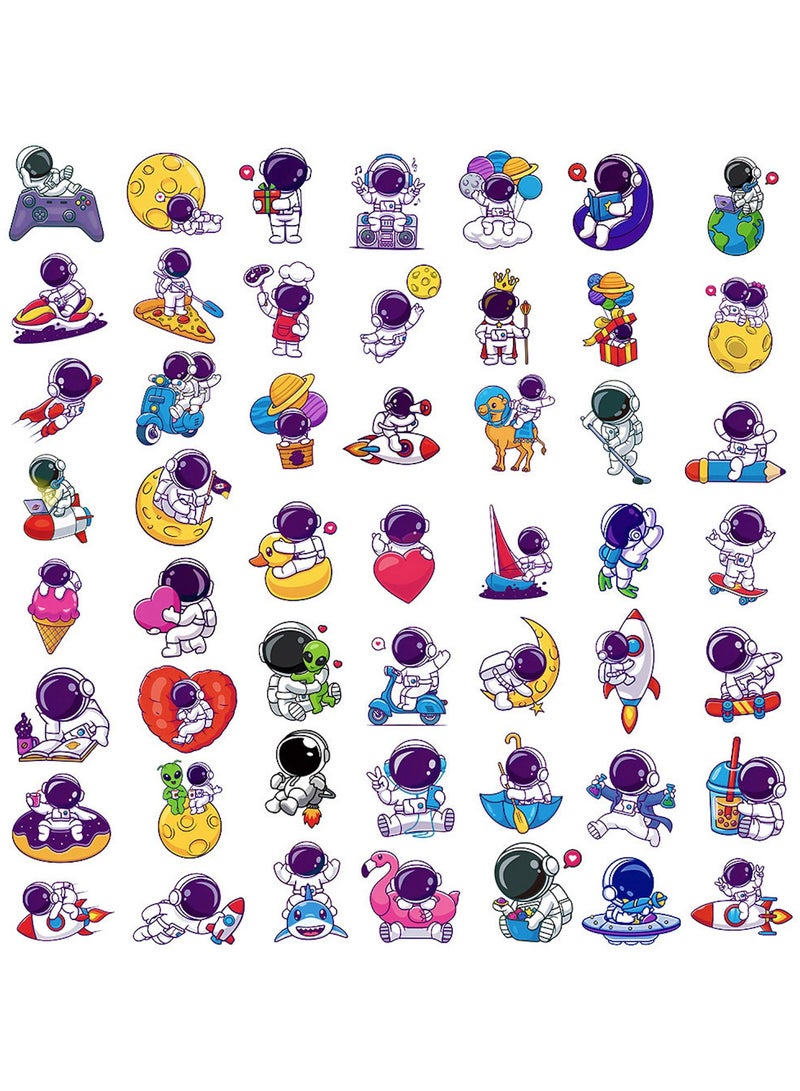 قوس قزح أورينبو 50 قطعة من ملصقات رائد الفضاء للأطفال وزجاجات المياه وملصقات الفينيل للفتيات والهواتف المحمولة والأمتعة - Image 5