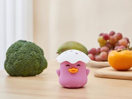 Kreeqe Duck Refrigerator Baking Soda Deodorizer Holder, Odor Absorber and Eliminator, Can Absorb Odor, Food Grade (Purple) - Image 4