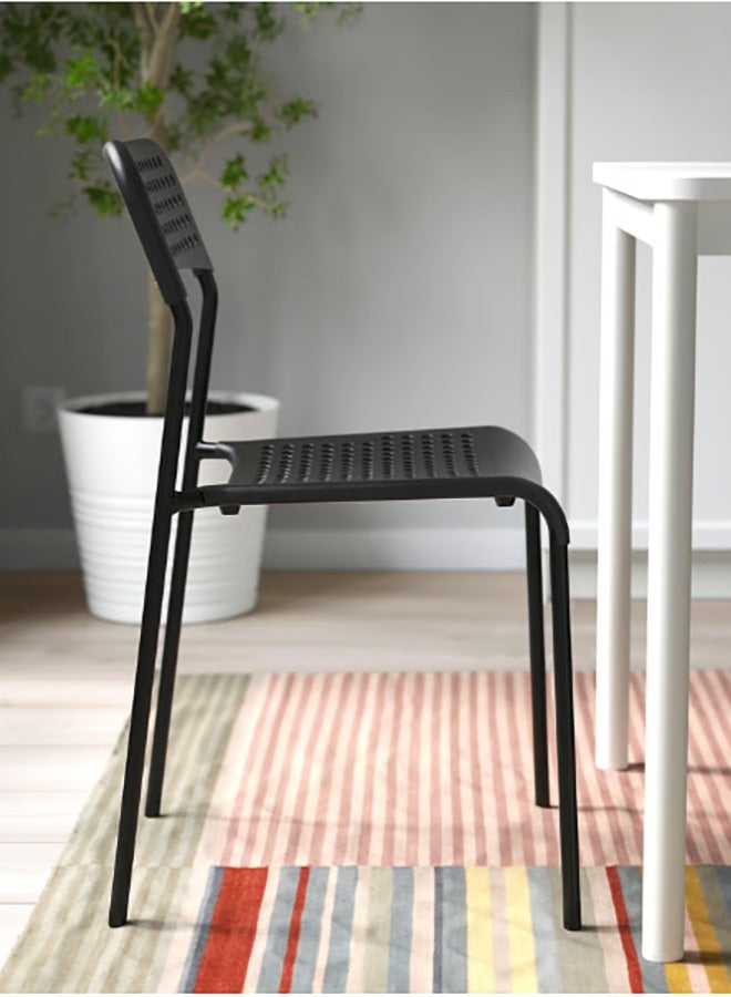 شاربدو طقم 6 كراسي عصرية خفيفة ومتينة تتحمل وزن 120 كيلو بأرجل من الفولاذ لا يحتاج لتركيب أو مسامير بطلاء البوليستر متعددة الاستخدام لغرف المعيشة وغرف النوم المطبخ المكتب - Image 4