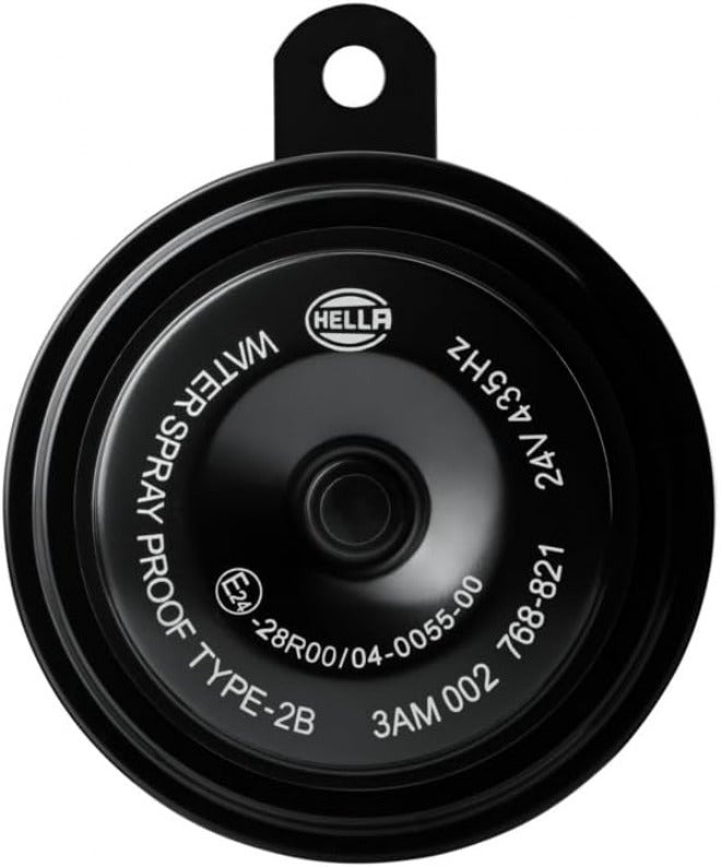 HELLA 002768821 Black 92mm 24V Disc Horn Kit (Universal Fit) Spec compliant trusted quality - Image 2