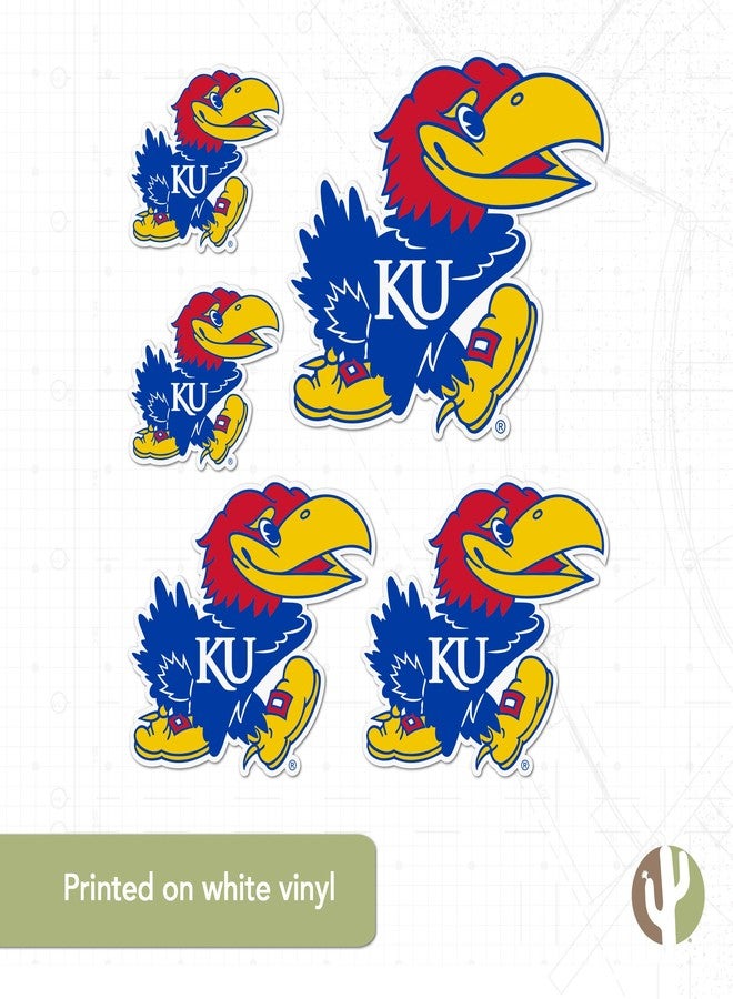 Desert Cactus University of Kansas Sticker Jayhawks KU Vinyl Decals Laptop Water Bottle Car Scrapbook T3 (Type 3-2) - Image 5