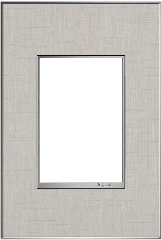 Adorne Legrand adorne True Linen 1Gang  Wall Plate AWM1G3TL4  - Image 1