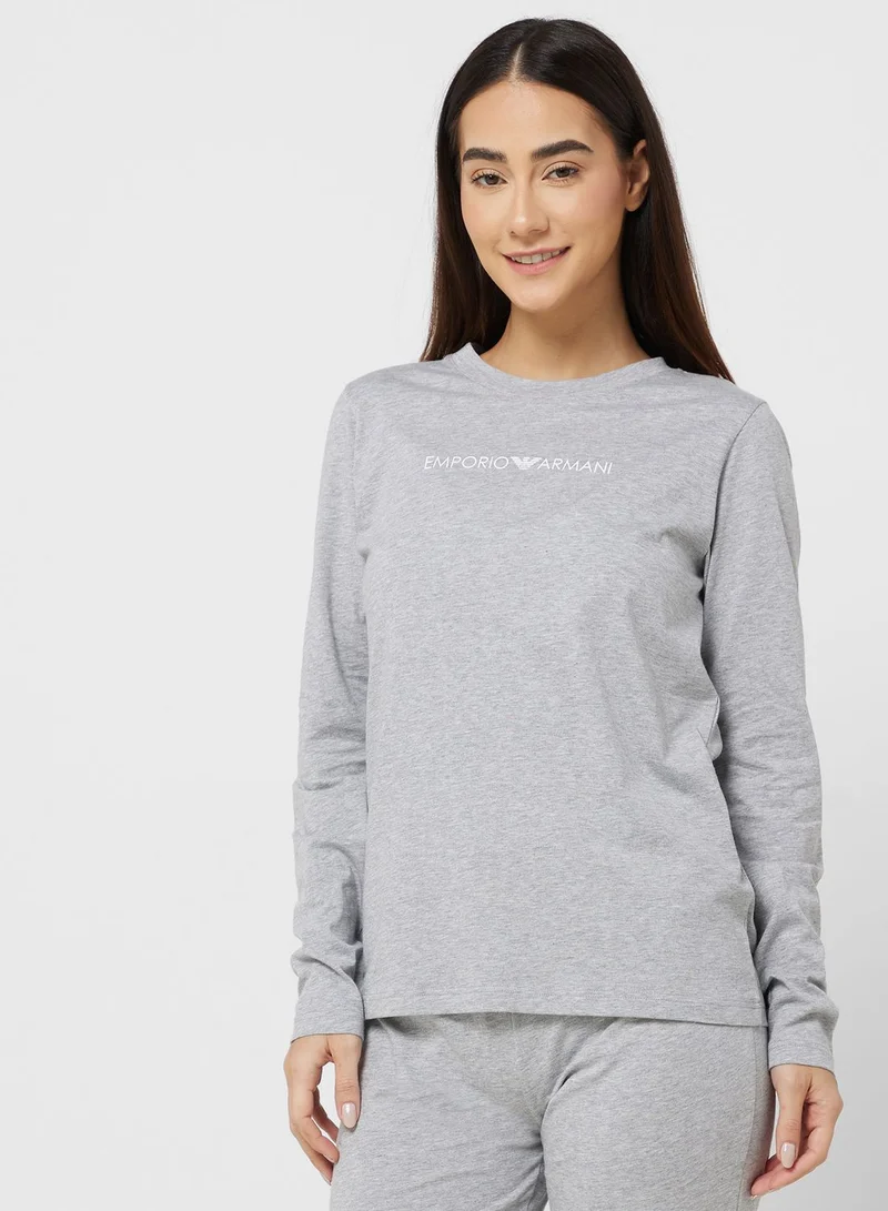 EMPORIO ARMANI Printed Pyjama Set