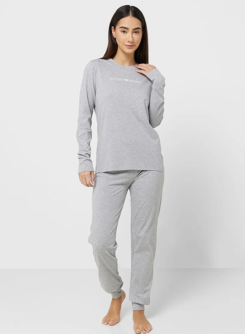 EMPORIO ARMANI Printed Pyjama Set