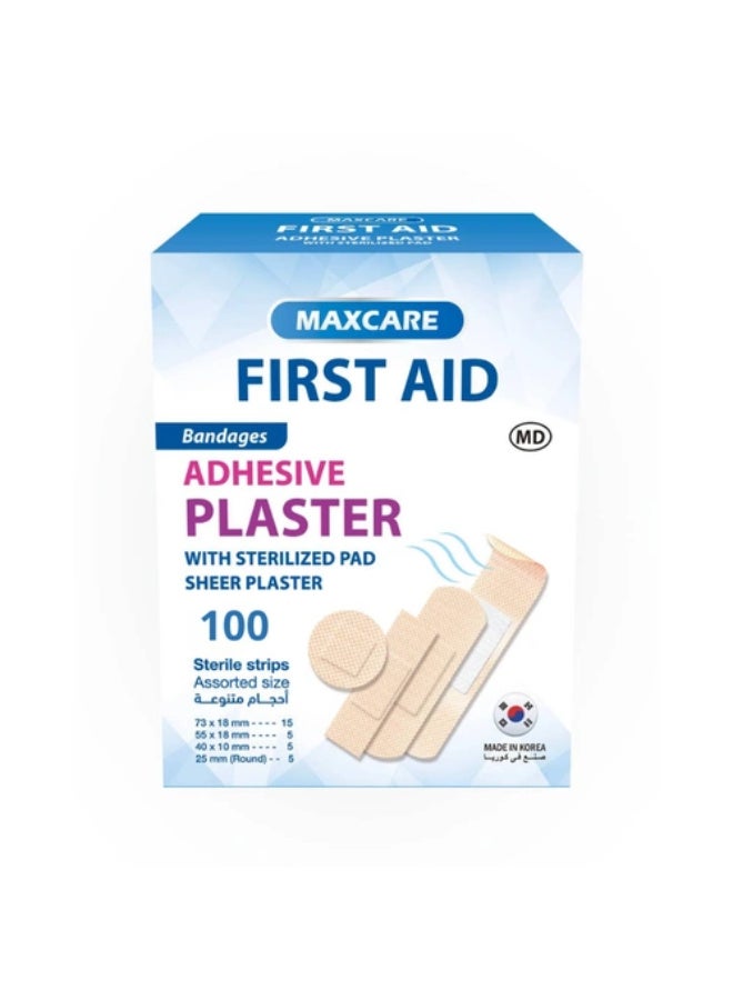Max Care Pack Of 2 Max Care Wound Patches, 100 Pieces, Assorted Sizes - Image 2