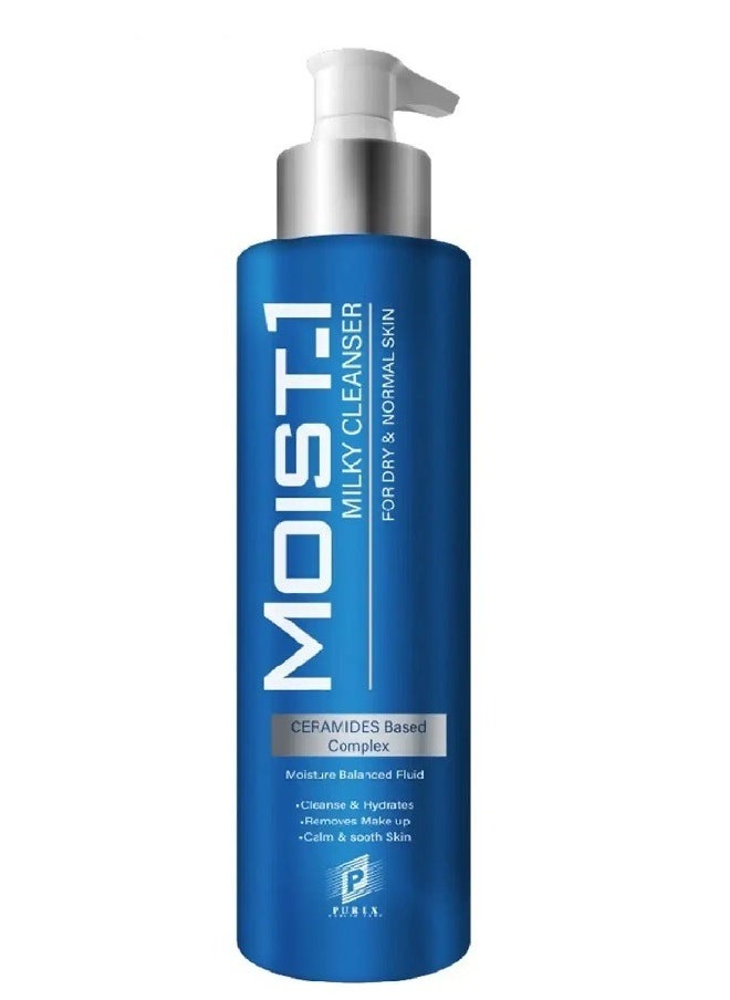 MOIST-1 - Milky Cleanser For Dry &Normal Skin 200 Ml - Image 1
