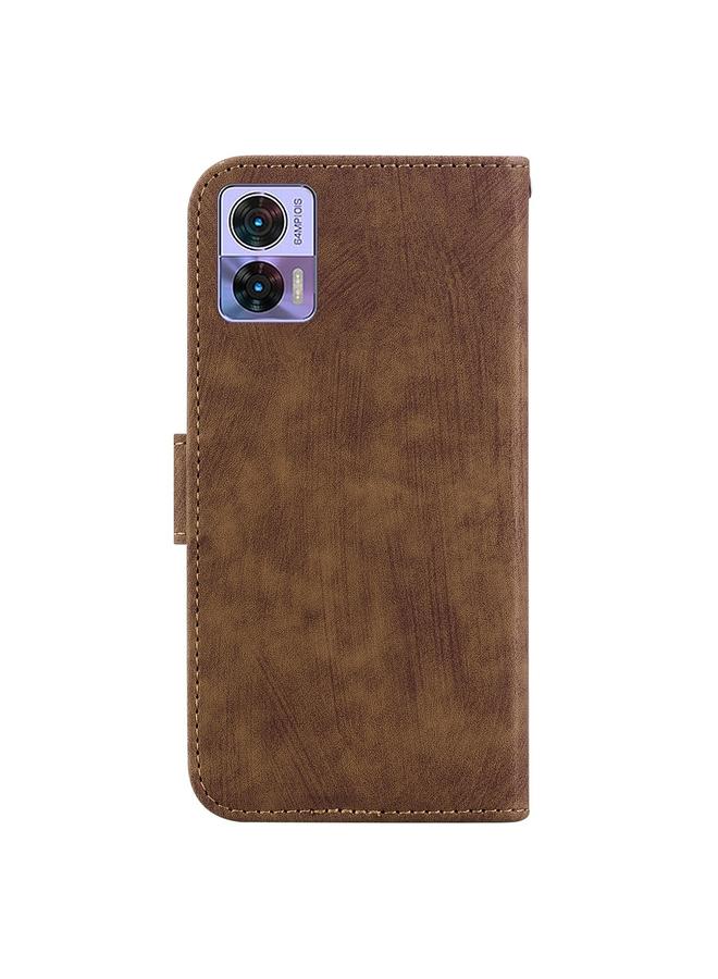 S-TOP Case For Motorola Edge 30 Neo / 30 Lite Little Tiger Embossed Leather Phone Case - Image 3