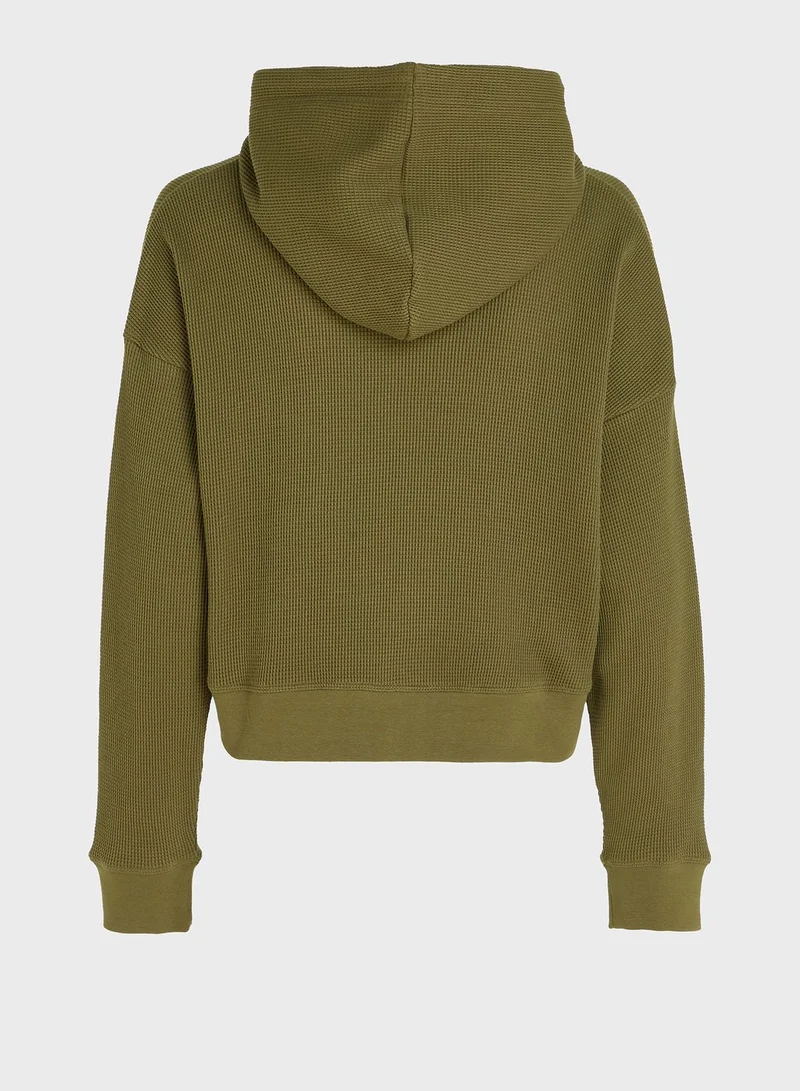 TOMMY HILFIGER Logo Drawstring Hoodie