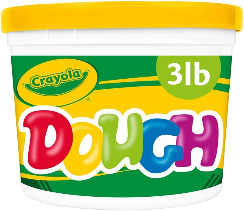 Crayola Yellow Dough - 3lb Bulk Modeling Dough for Kids, Resealable Tub, Ages 3+ - Image 1