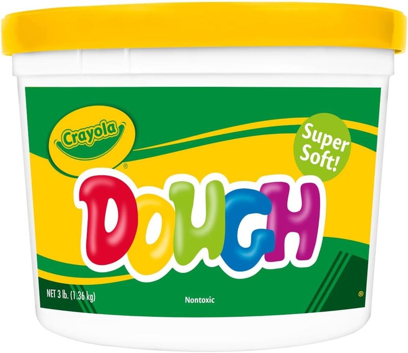 Crayola Yellow Dough - 3lb Bulk Modeling Dough for Kids, Resealable Tub, Ages 3+ - Image 2