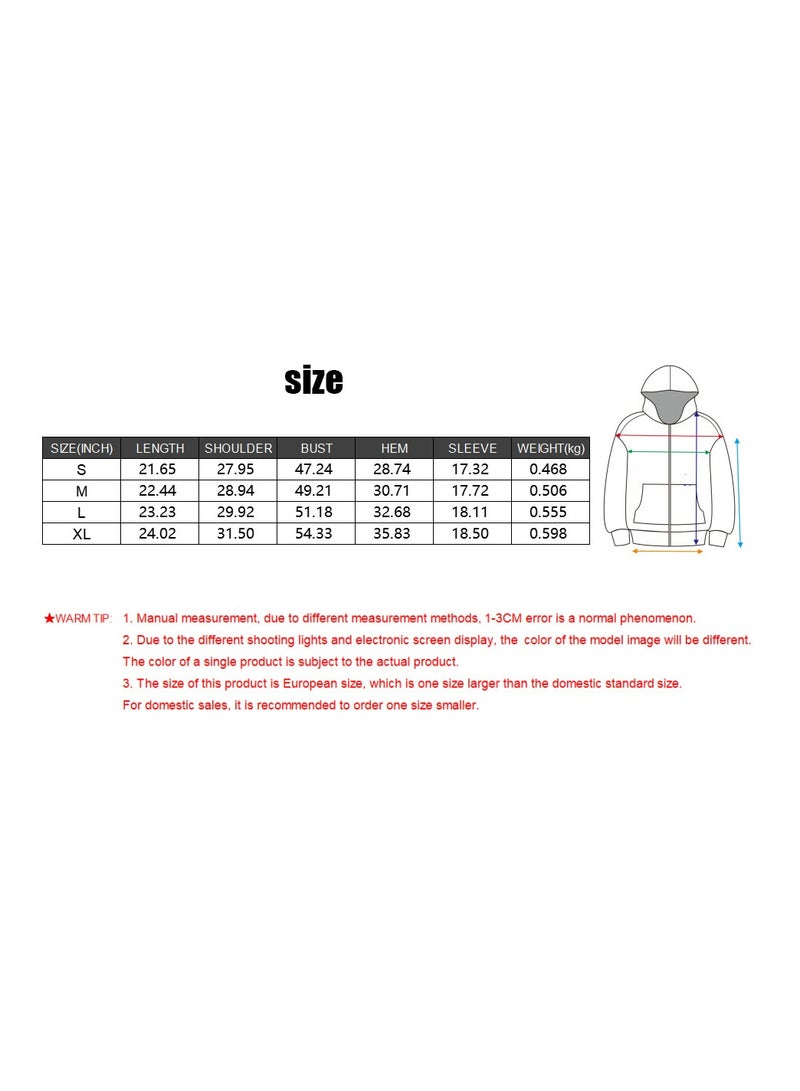 NIBEMINENT Hoodie Women Fashion Long Sleeve Cardigan Casual Solid Color Sport Coat  - Image 4