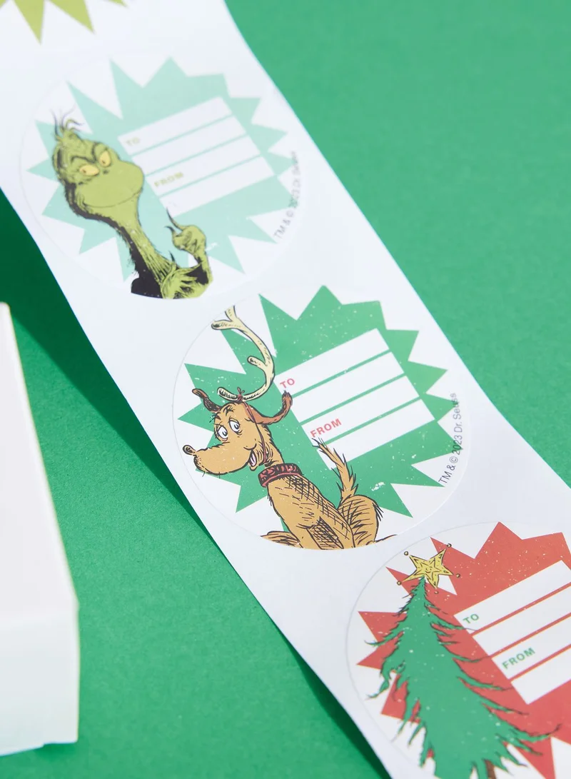 Typo The Grinch Christmas Sticker Roll