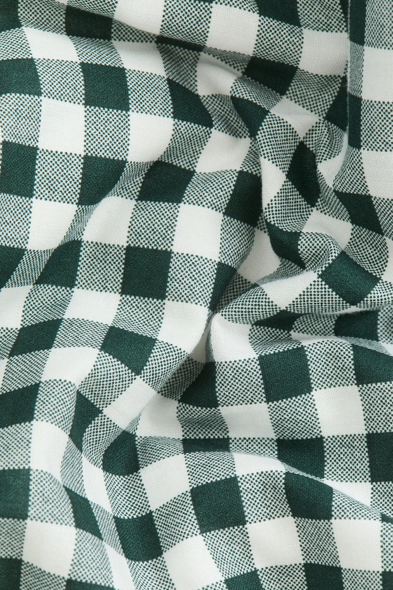 اتش اند ام طقم غطاء لحاف مزدوجكينج بنقوش