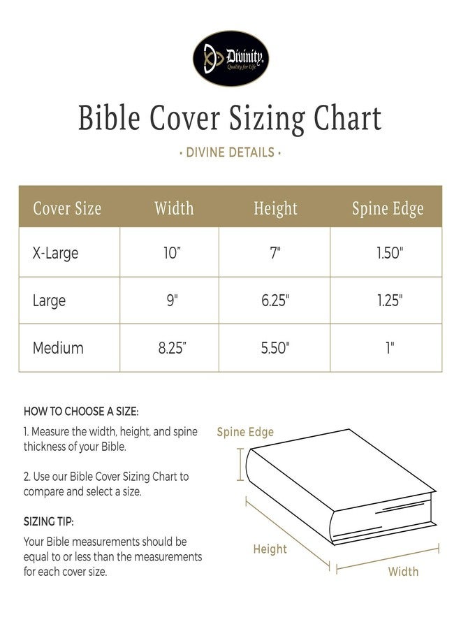 Divinity Boutique "Divinity Boutique Bible Business Report Cover (25718) | Fits Bibles up to 10" X 7" X 1.50", Black/Gray, x-Large - Image 2