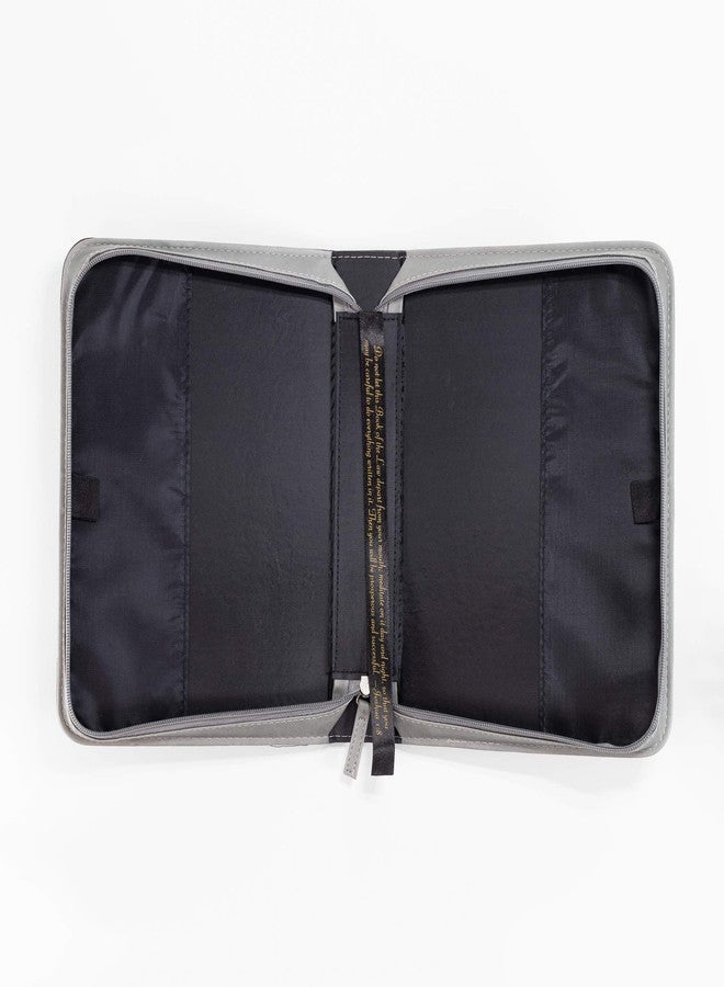 Divinity Boutique "Divinity Boutique Bible Business Report Cover (25718) | Fits Bibles up to 10" X 7" X 1.50", Black/Gray, x-Large - Image 3
