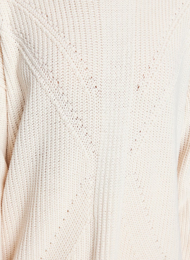 trendyol Stone Crew Neck Knitwear Sweater - Image 5