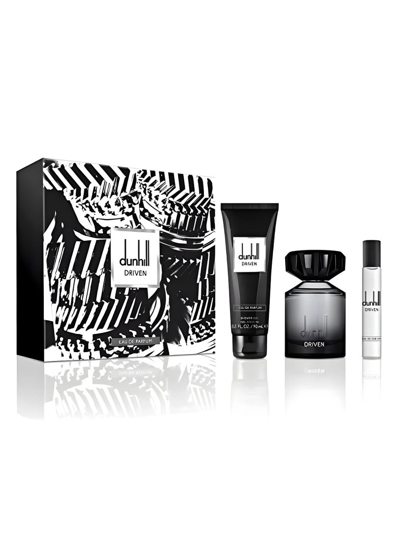 دانهيل مجموعة هدايا درايفن عطر + عطر + جل استحمام - Image 3
