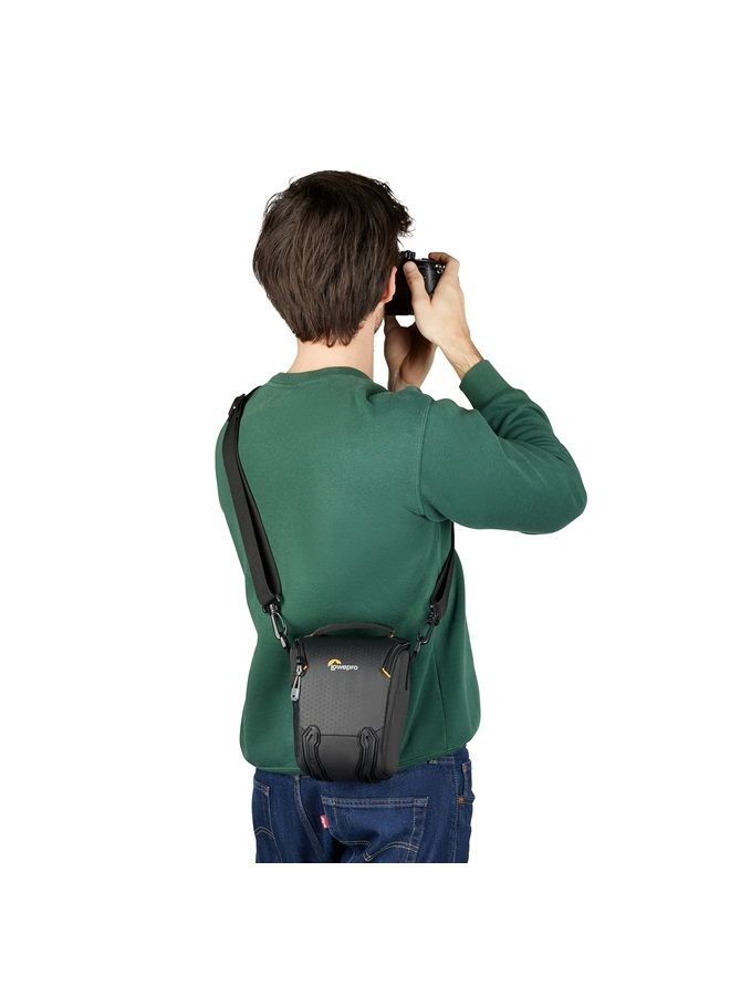 Lowepro Adventura TLZ 30 III, Camera Shoulder Bag with Adjustable/Removable Shoulder Strap, Bag for Mirrorless Camera, Compatible with Sony Alpha 7 Series and Canon RP, Black - Image 3