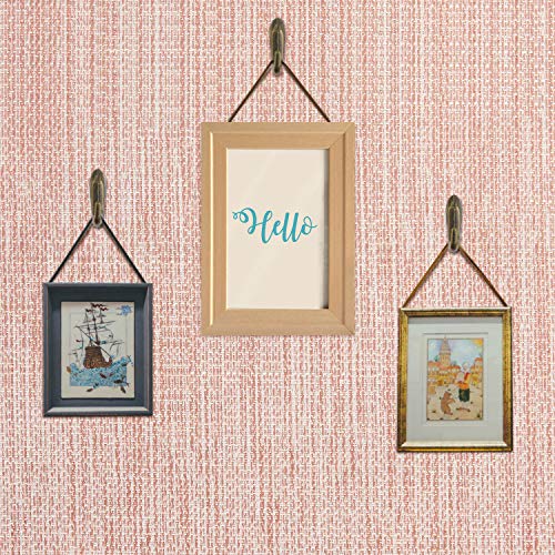 Hotop 30 Pieces 20 Lbs Pin Hooks Push Pin Hangers Metal Picture Hanging Nails for Home Office Wooden or Fabric Wall(Bronze) - Image 3