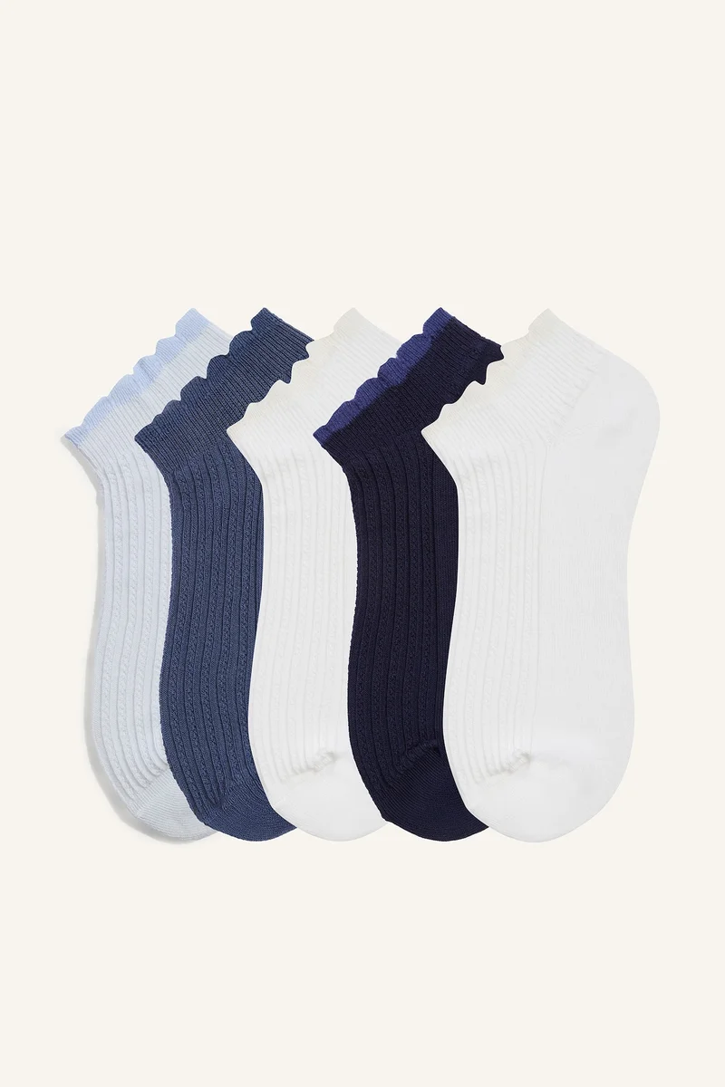 Woman 5 Piece Short Socks
