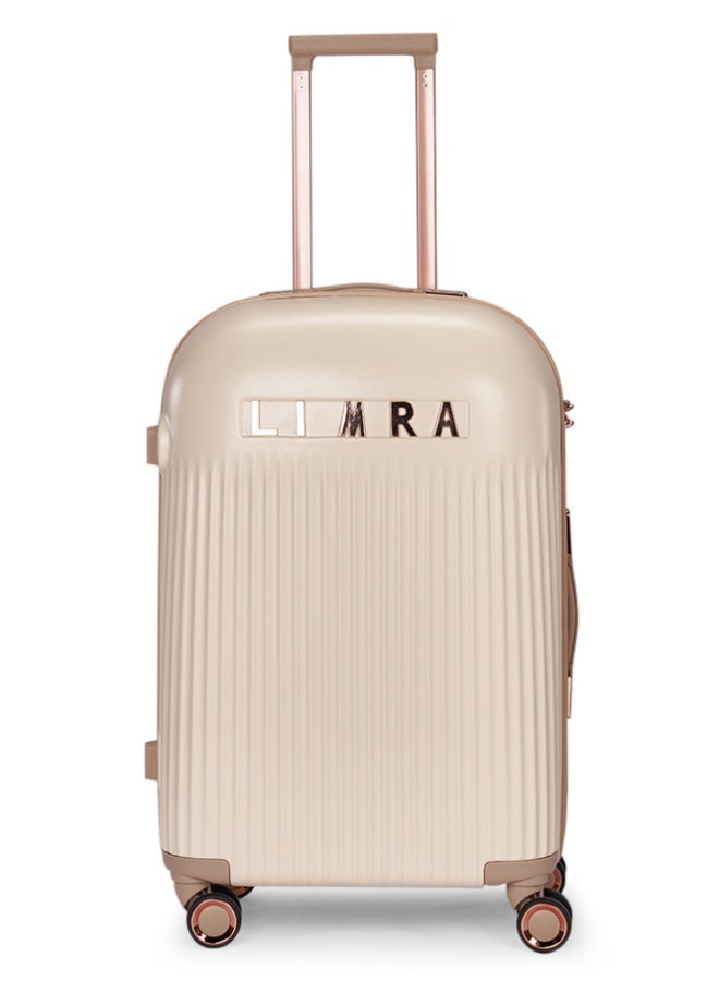 LIMRA Luggage set 4 pieces travel Bags with a distinctive design from limra Beige/Gold - Image 4