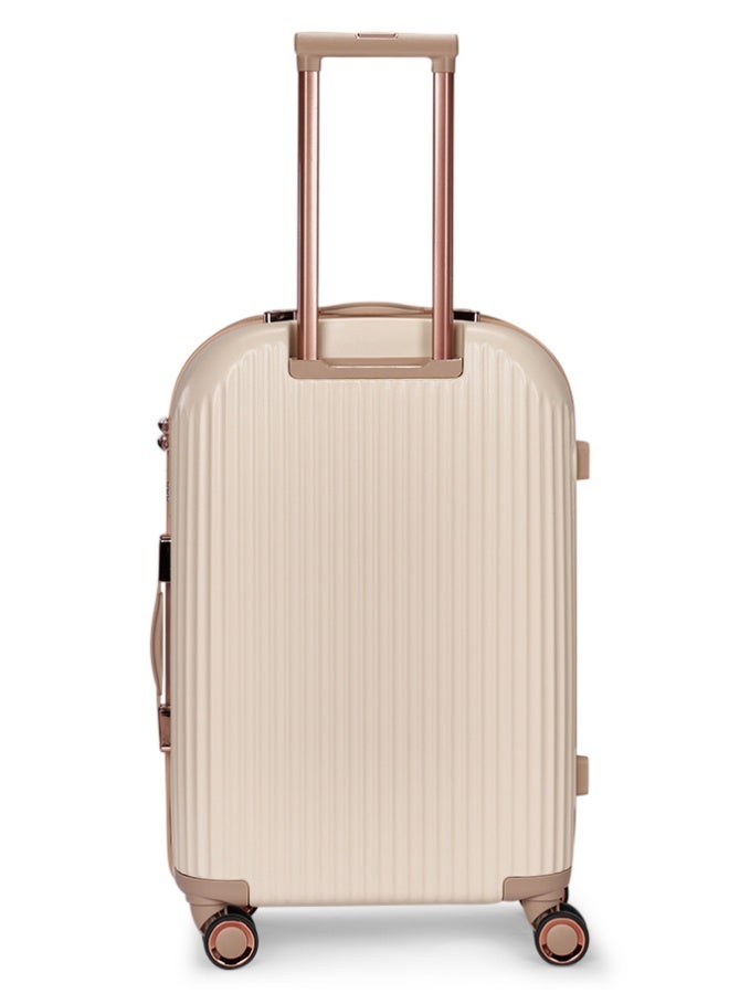LIMRA Luggage set 4 pieces travel Bags with a distinctive design from limra Beige/Gold - Image 5