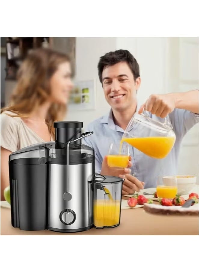 Denx Electric fruit and vegetable juicer with a power of 800 watts and a capacity of 600 ml - Image 3