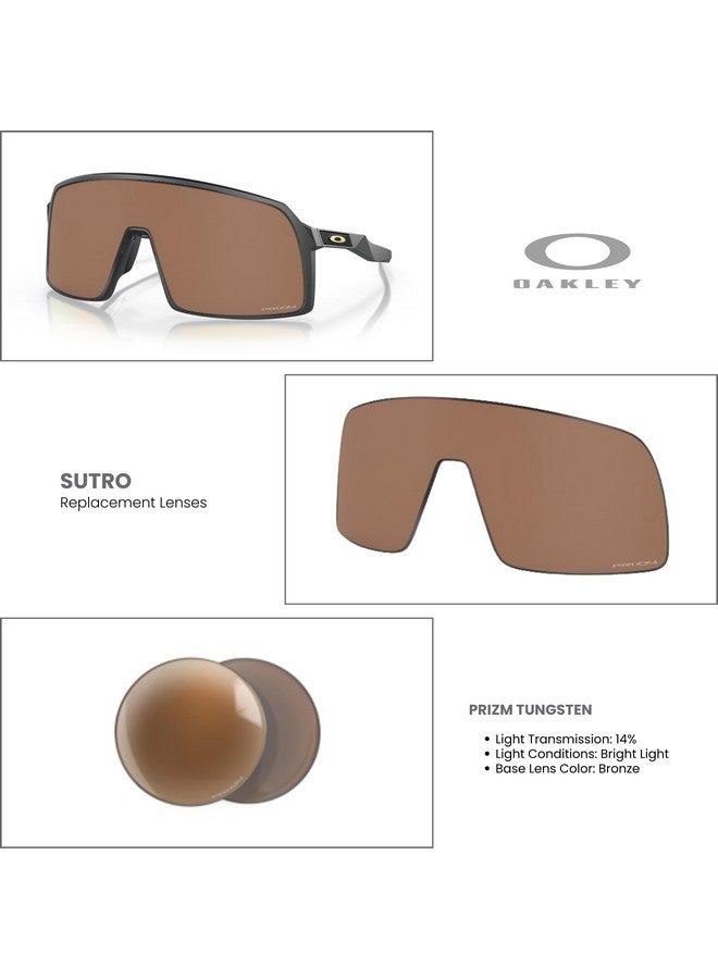 OAKLEY Original Sutro Oo9406 Prizm Tungsten Iridium Replacement Lenses For Men For Women + Bundle With Designer Iwear Care Kit - Image 2