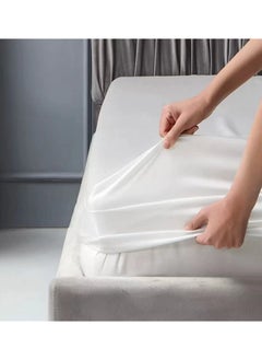 LIMOS LIMOS 100% Tencel Lyocell Bed Sheets Set 4PC, Flat Sheet,1 Fitted Sheet, 2 Pillowcases  - Image 4