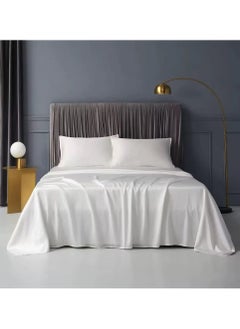 LIMOS LIMOS 100% Tencel Lyocell Bed Sheets Set 4PC, Flat Sheet,1 Fitted Sheet, 2 Pillowcases  - Image 1