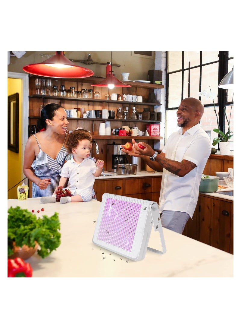 SYOSI Bug Zapper Indoor Electric - Rechargeable Mosquito Zappers Killer, Insect Fly Trap for Kitchen Patio and Bedroom - Bug Lamp Light for Home, Restaurant - Image 4