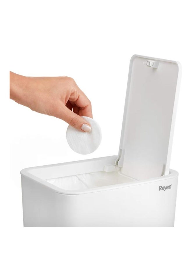 Rayen 9L Toilet Bin – Durable Snap-On Lid, Original Spanish Brand, Practical & Stylish for Bathroom & Kitchen, Keep Your Home Clean Effortlessly. - Image 4