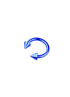 Fashionable spherical nose ring with horseshoe design to decorate the nose made of stainless steel