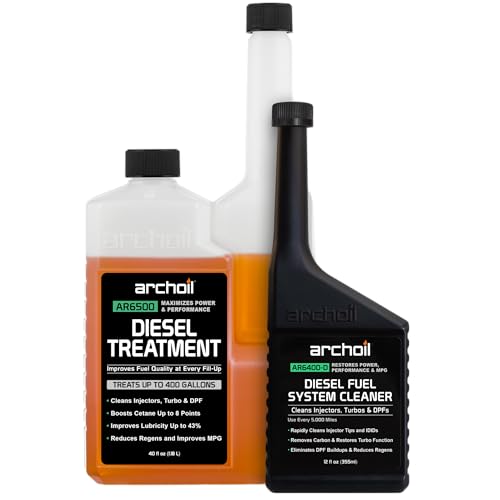 Archoil Diesel Fuel System Kit  AR6500 Diesel Treatment 40 oz  AR6400D Diesel Fuel System Cleaner