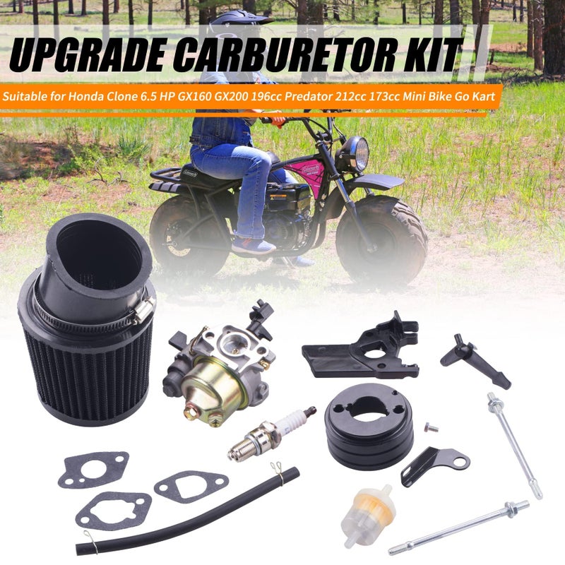 MRELC High Performance Predator 212 Carburetor Main Jet Performance Parts Kit fit for Coleman CT200U CT200U-EX BT200X KT196 GX160 GX200 Carb 196cc 6.5 Hp Engine Mini Bike Go Kart - Image 5