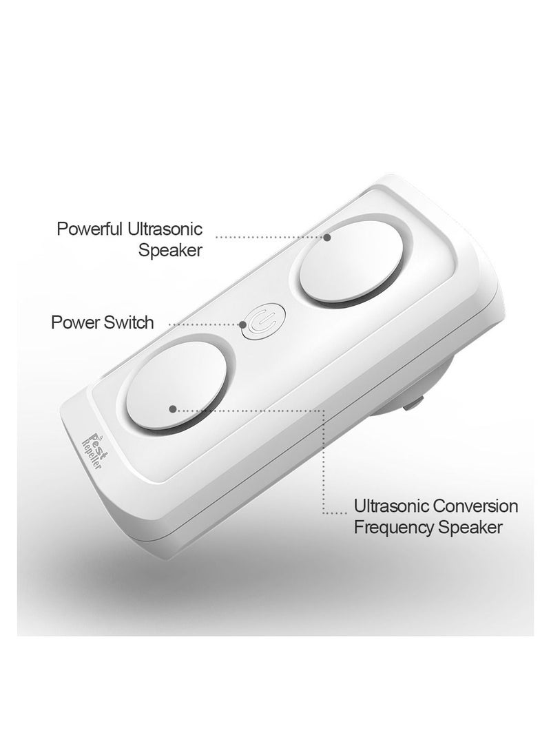 New electronic ultrasonic repeller to combat mosquitoes, insects and mice.