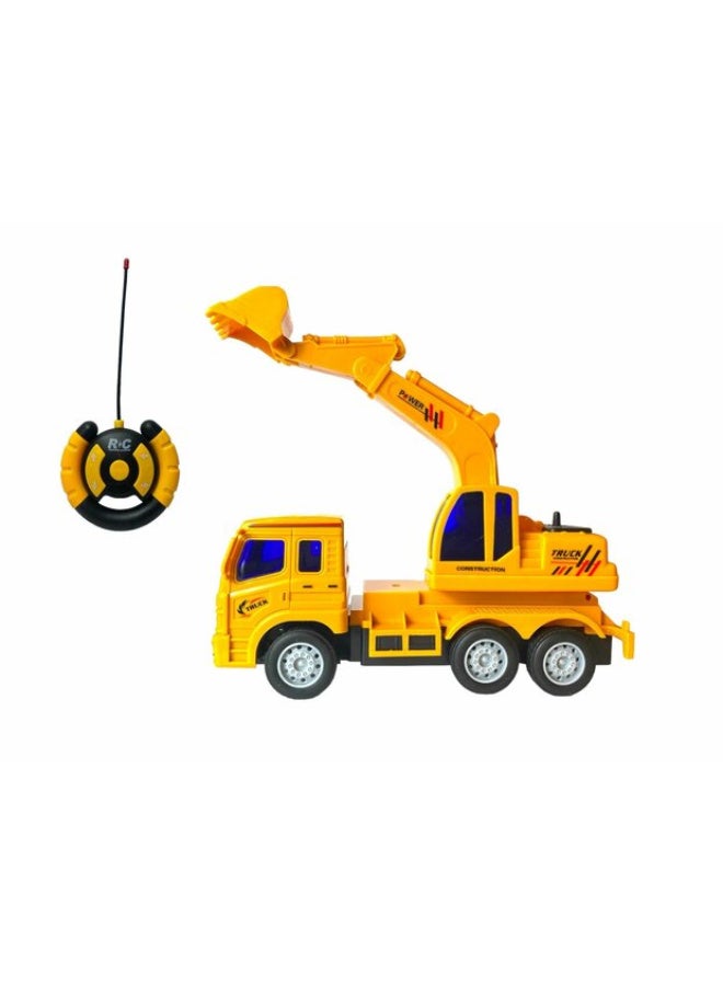CX-Queen Remote Control Construction Truck, Yellow Kids Toy with Crane, Construction Vehicle for Kids Over 6 Years Old - Image 5