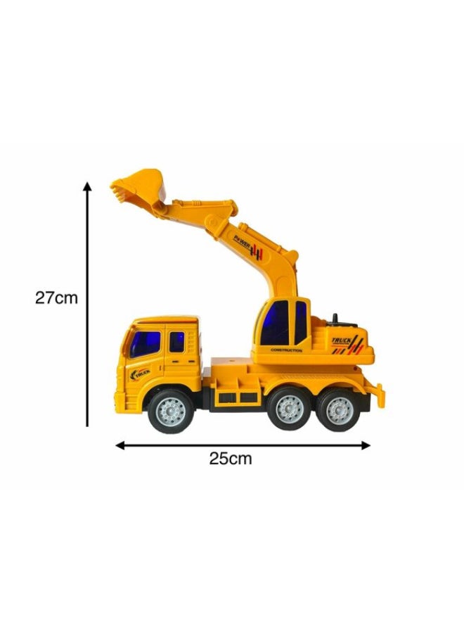 CX-Queen Remote Control Construction Truck, Yellow Kids Toy with Crane, Construction Vehicle for Kids Over 6 Years Old - Image 3