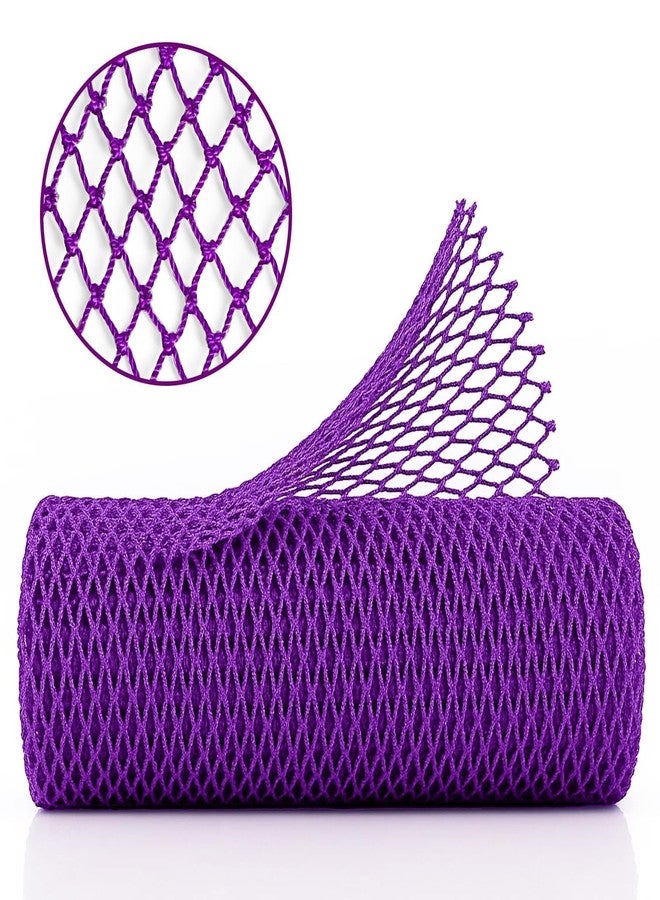 Woyinger 1PCS African Net Sponge, Magic Exfoliating Bath Sponge, Bath Accessories for Women (Purple) - Image 1