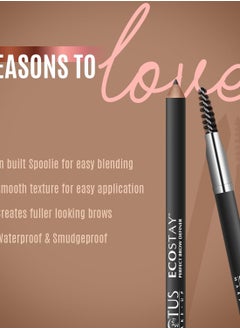 Lotus Make up Ecostay Perfect Brow Definer BD-2 Natural Noir  - Image 4