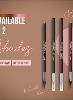 Lotus Make up Ecostay Perfect Brow Definer BD-2 Natural Noir  - Image 5