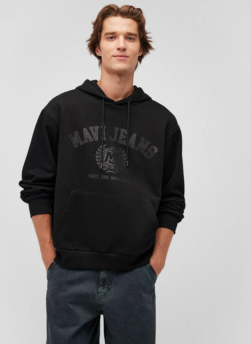 مافي MAVİ JEANS SWEATSHIRT Black